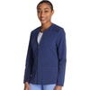 Cherokee Atmos Scrub Jacket for Women Shirttail Hem 2 Pockets(Navy)