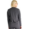 Cherokee Atmos Scrub Jacket for Women Shirttail Hem 2 Pockets(Pewter)