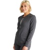 Cherokee Atmos Scrub Jacket for Women Shirttail Hem 2 Pockets(Pewter)