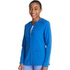 Cherokee Atmos Scrub Jacket for Women Shirttail Hem 2 Pockets(Royal)