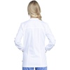 Cherokee Rev Tech Warm Up Scrub Jacket for Women Zip Front 4 Pockets(White)