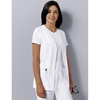 Cherokee Women’s Scrub Vest Coat Modern Vest with Button Front & 2 Pockets- 1602(White)