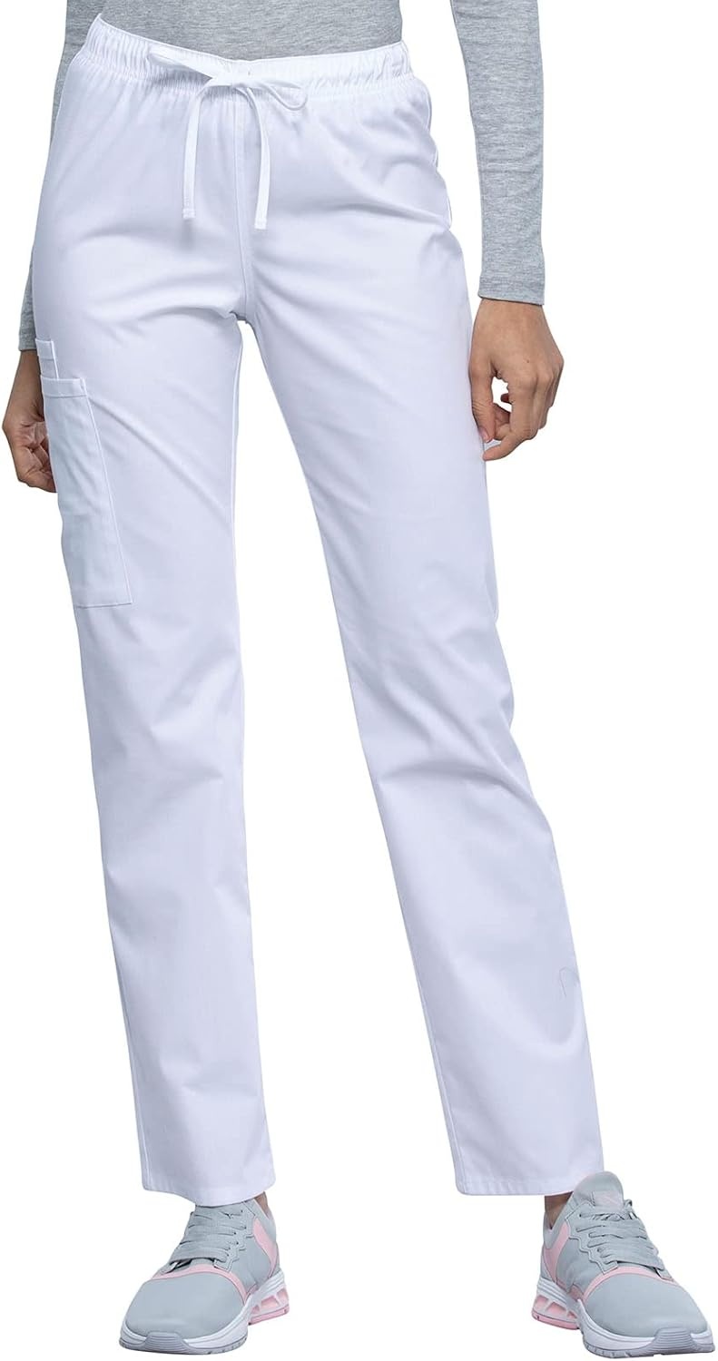 image:imageCherokee Men amp Women Scrubs Pant Workwear Professionals Straight Leg Drawstring WW030White