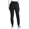 Cherokee Atmos Mid Rise Scrub Pants for Women Pull-On Jogger 4 Pockets(Black)