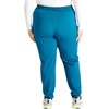 Cherokee Atmos Mid Rise Scrub Pants for Women Pull-On Jogger 4 Pockets(Caribbean Blue)