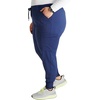 Cherokee Atmos Mid Rise Scrub Pants for Women Pull-On Jogger 4 Pockets(Navy)