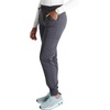 Cherokee Atmos Mid Rise Scrub Pants for Women Pull-On Jogger 4 Pockets(Pewter)