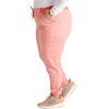 Cherokee Atmos Mid Rise Scrub Pants for Women Pull-On Jogger 4 Pockets(Sugar Melon)