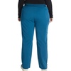 Cherokee Atmos Scrub Pants for Women Straight Leg Pull-On Mid Rise(Caribbean Blue)