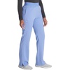 Cherokee Atmos Scrub Pants for Women Straight Leg Pull-On Mid Rise(Ciel)