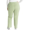 Cherokee Atmos Scrub Pants for Women Straight Leg Pull-On Mid Rise(Cool Cucumber)