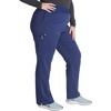 Cherokee Atmos Scrub Pants for Women Straight Leg Pull-On Mid Rise(Navy)