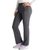 Cherokee Atmos Scrub Pants for Women Straight Leg Pull-On Mid Rise(Pewter)
