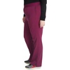 Cherokee Atmos Scrub Pants for Women Straight Leg Pull-On Mid Rise(Wine)