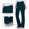 Cherokee Women’s Mid Rise Straight Leg Pull-on Pant(Caribbean Blue)