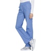 Cherokee Women’s Mid Rise Straight Leg Pull-on Pant(Ciel)