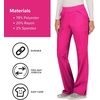 Cherokee Women’s Mid Rise Straight Leg Pull-on Pant(Electric Pink)