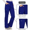 Cherokee Women’s Mid Rise Straight Leg Pull-on Pant(Galaxy Blue)