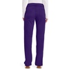 Cherokee Women’s Mid Rise Straight Leg Pull-on Pant(Grape)