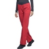Cherokee Women’s Mid Rise Straight Leg Pull-on Pant(Hot Tomato)