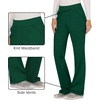 Cherokee Women’s Mid Rise Straight Leg Pull-on Pant(Hunter Green)