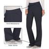 Cherokee Women’s Mid Rise Straight Leg Pull-on Pant(Pewter)