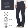 Cherokee Women’s Mid Rise Straight Leg Pull-on Pant(Pewter)
