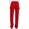 Cherokee Women’s Mid Rise Straight Leg Pull-on Pant(Red)