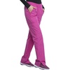 Cherokee Women’s Mid Rise Straight Leg Pull-on Pant(Shocking Pink)