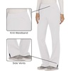 Cherokee Women’s Mid Rise Straight Leg Pull-on Pant(White)