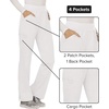 Cherokee Women’s Mid Rise Straight Leg Pull-on Pant(White)