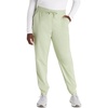 Cherokee Atmos Mid Rise Scrub Pants for Women Pull-On Jogger 4 Pockets(Cool Cucumber)