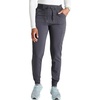 Cherokee Atmos Mid Rise Scrub Pants for Women Pull-On Jogger 4 Pockets(Pewter)
