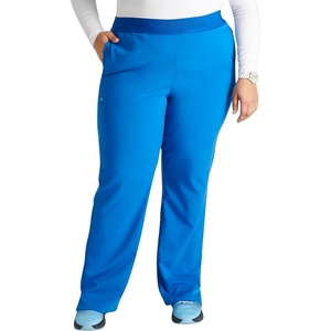 Cherokee Atmos Scrub Pants for Women Straight Leg Pull-On Mid Rise(Royal)