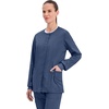 Cherokee WW Revolution Scrub Jackets for Woman Snap Front Nurse Jacket(Navy)