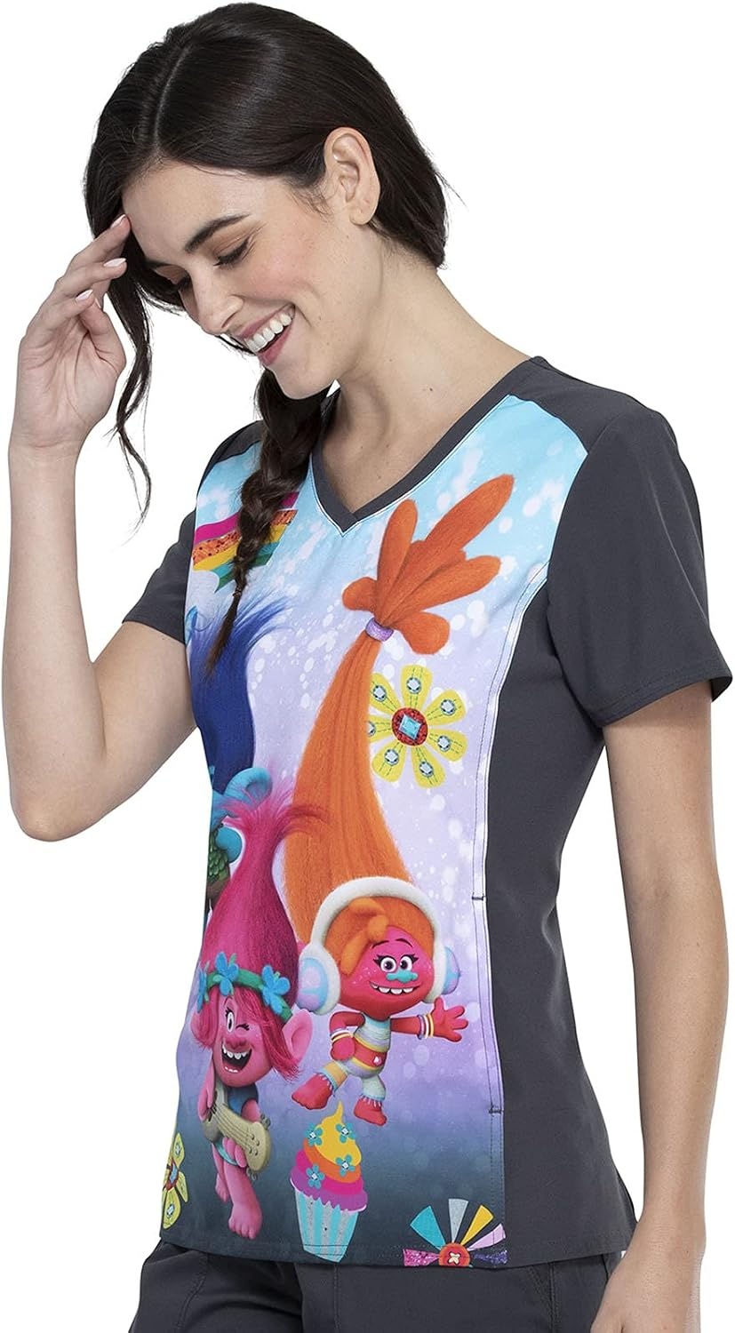 image:imageTooniforms VNeck Women Scrub Top Modern Classic FitMusical Genius
