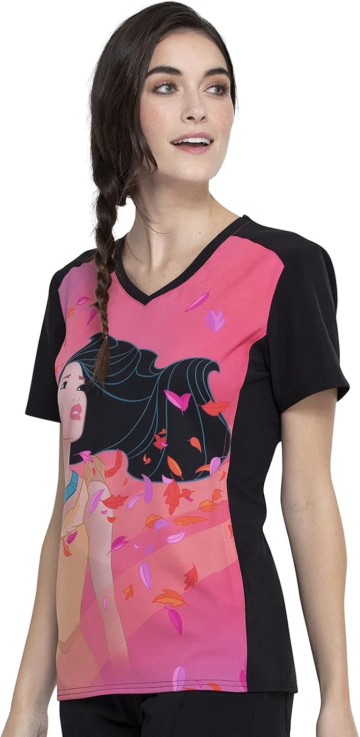 image:imageTooniforms VNeck Women Scrub Top Modern Classic FitPocahontas