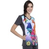 Tooniforms V-Neck Women Scrub Top Modern Classic Fit(Musical Genius)