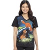 Tooniforms V-Neck Women Scrub Top Modern Classic Fit(Fox and Hound)