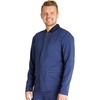 Cherokee Atmos Scrub Jacket for Men Zip Front Stand Up Collar 3 Pockets(Navy)