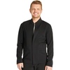 Cherokee Atmos Scrub Jacket for Men Zip Front Stand Up Collar 3 Pockets(Black)