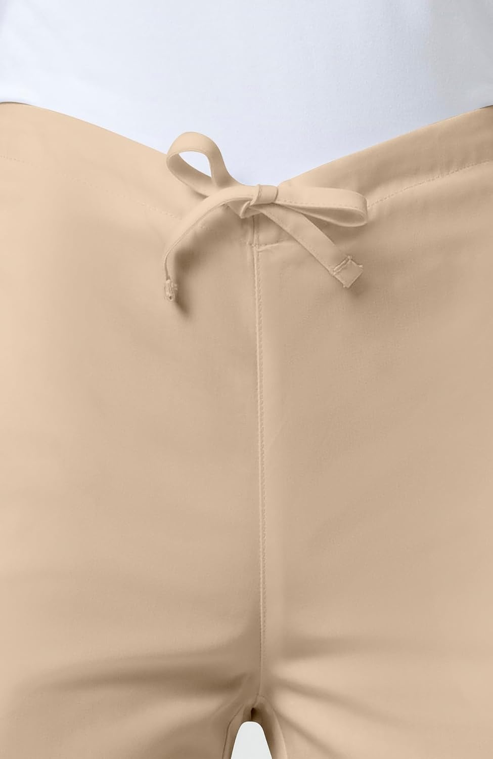 image:imageCherokee WW Originals Scrub Pants for Women Flare Leg 3 PocketsKhaki