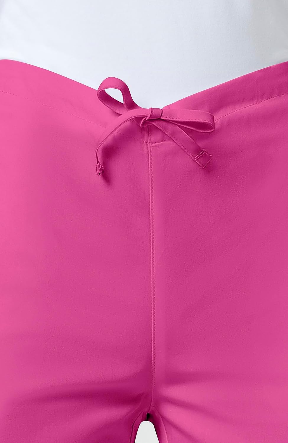 image:imageCherokee WW Originals Scrub Pants for Women Flare Leg 3 PocketsShocking Pink