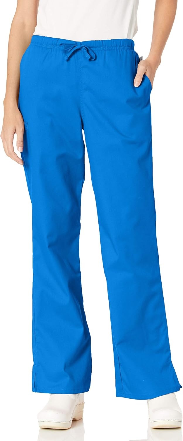 image:imageCherokee Womens Ww Flex W Certainty Midrise Flare Drawstring PantRoyal
