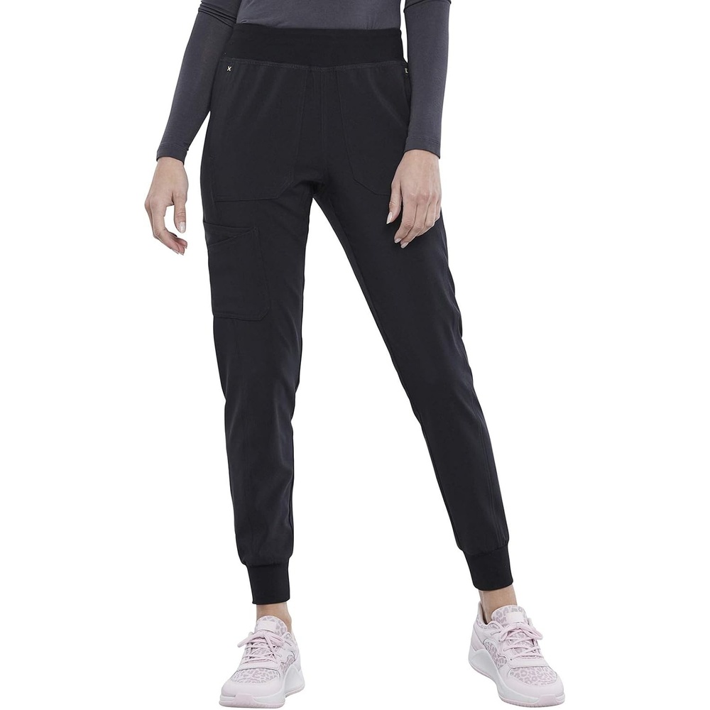 image:imageCherokee Iflex Scrub Pants for Women Jogger YogaBlack