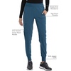 Cherokee Iflex Scrub Pants for Women Jogger Yoga(Caribbean Blue)