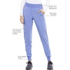 Cherokee Iflex Scrub Pants for Women Jogger Yoga(Ciel Blue)