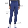 Cherokee Iflex Scrub Pants for Women Jogger Yoga(Navy)