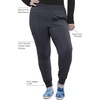 Cherokee Iflex Scrub Pants for Women Jogger Yoga(Pewter)