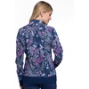Cherokee Flexibles Women Warm Up Scrubs Jacket Zip Front Knit Panel CK308(Pineapple Paisley)